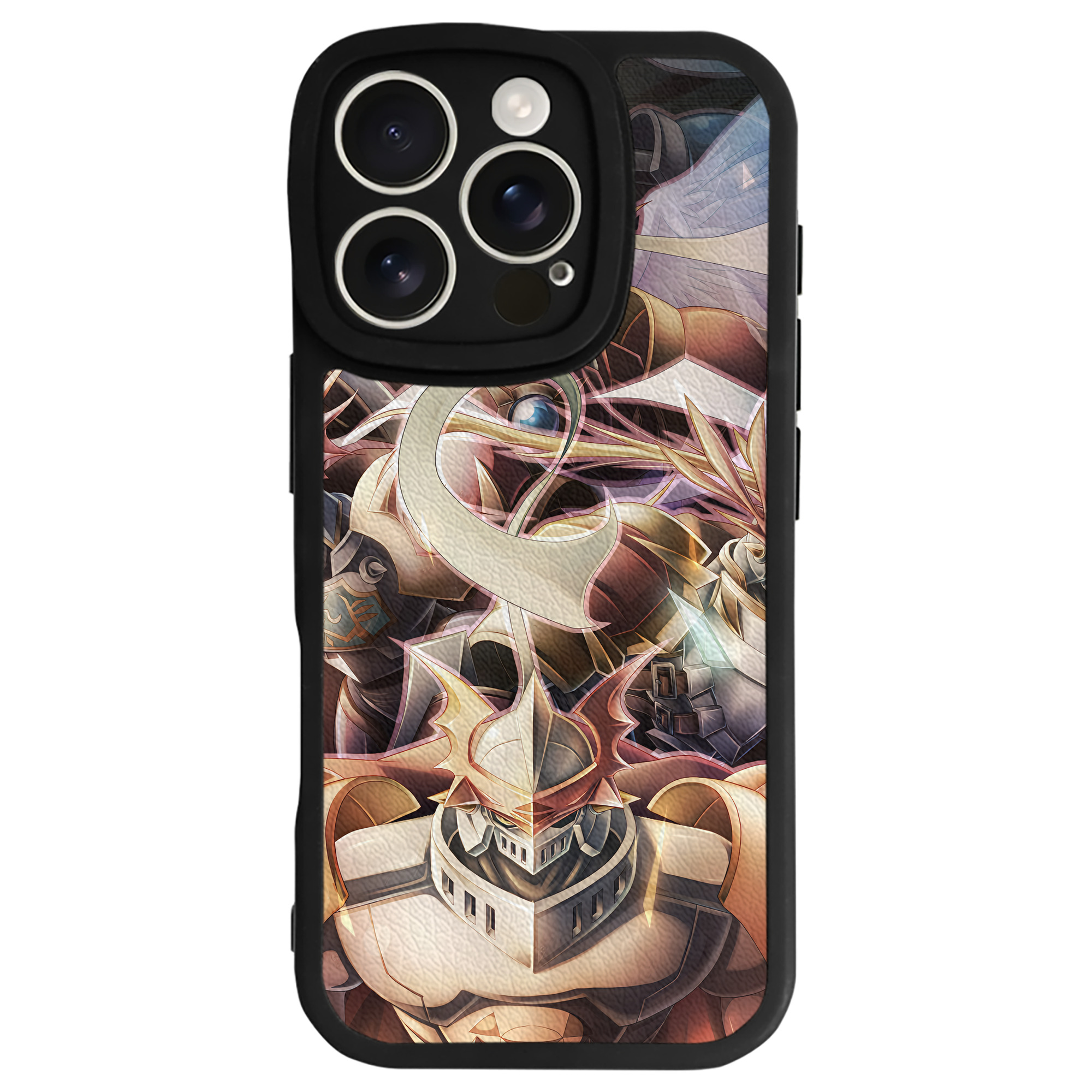 （画像用） Digimon デジタルモンスター/デジモン 【iPhone 16シリーズ対応】シリコンスマホケース（レザー調） 材質：シリコン